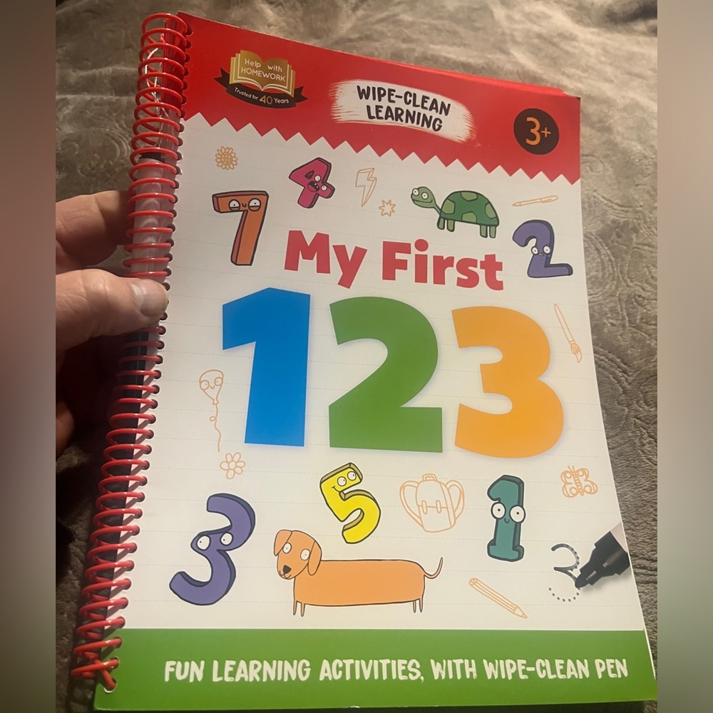 Autumn Publishing My First 1 2 3 Wipe - Clean Learning. 45 pages .